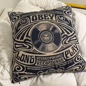 OBEY Throw Pillow